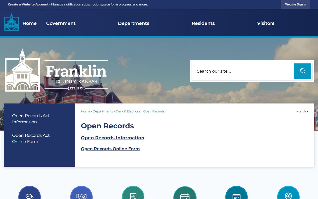 Franklin County Adult Detention Center inmate records open records hub